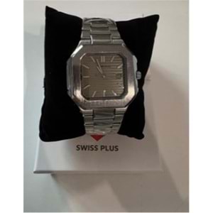 Swiss Plus Man Watch Premium Seri Model-6 RS23146 Beige-Silver