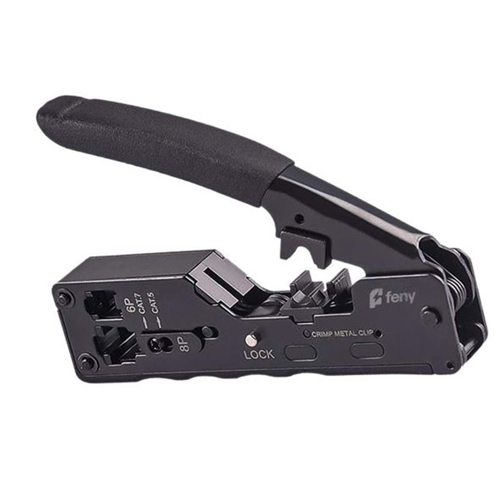 Feny FN-PEN12 RJ11-RJ12-RJ45-CAT5E-CAT6-CAT7 Yeni Nesil Network Kablo Sıkma Ve Soyma Pensesi