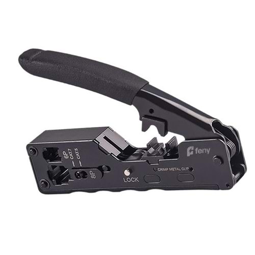 Feny FN-PEN12 RJ11-RJ12-RJ45-CAT5E-CAT6-CAT7 Yeni Nesil Network Kablo Sıkma Ve Soyma Pensesi
