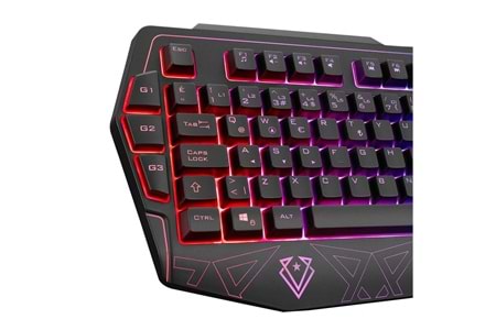 Everest KM-6168 FORMULA COMBO Usb 3 Makro Tuşlu RGB Aydınlatmalı Q Gaming Oyuncu Klavye Mouse Set