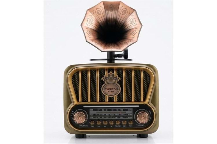 Everton RT-605 Şarjlı, Nostaljik Radyo( Bluetooth-USB-SD-FM)