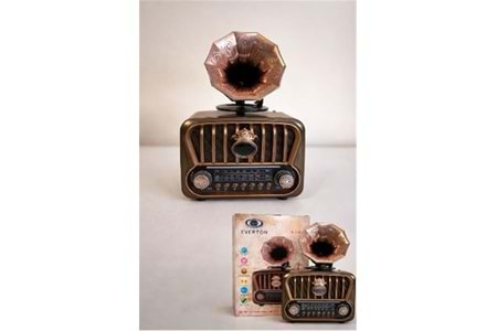 Everton RT-605 Şarjlı, Nostaljik Radyo( Bluetooth-USB-SD-FM)