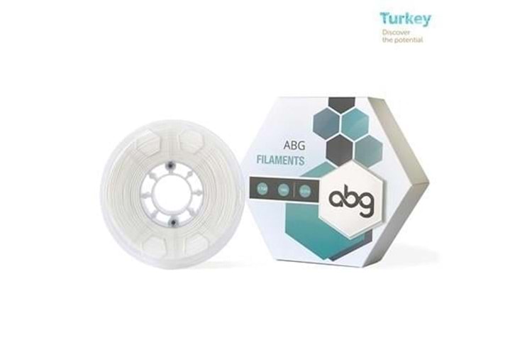 ABG PLA Beyaz Filament 1.75mm 1kg