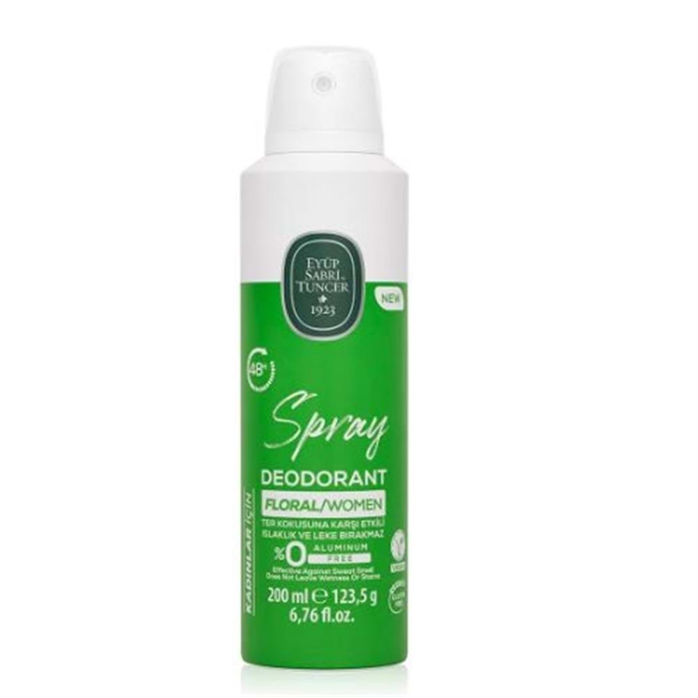 Eyüp Sabri Tuncer Floral-Kadın Sprey Deodorant 200 ml