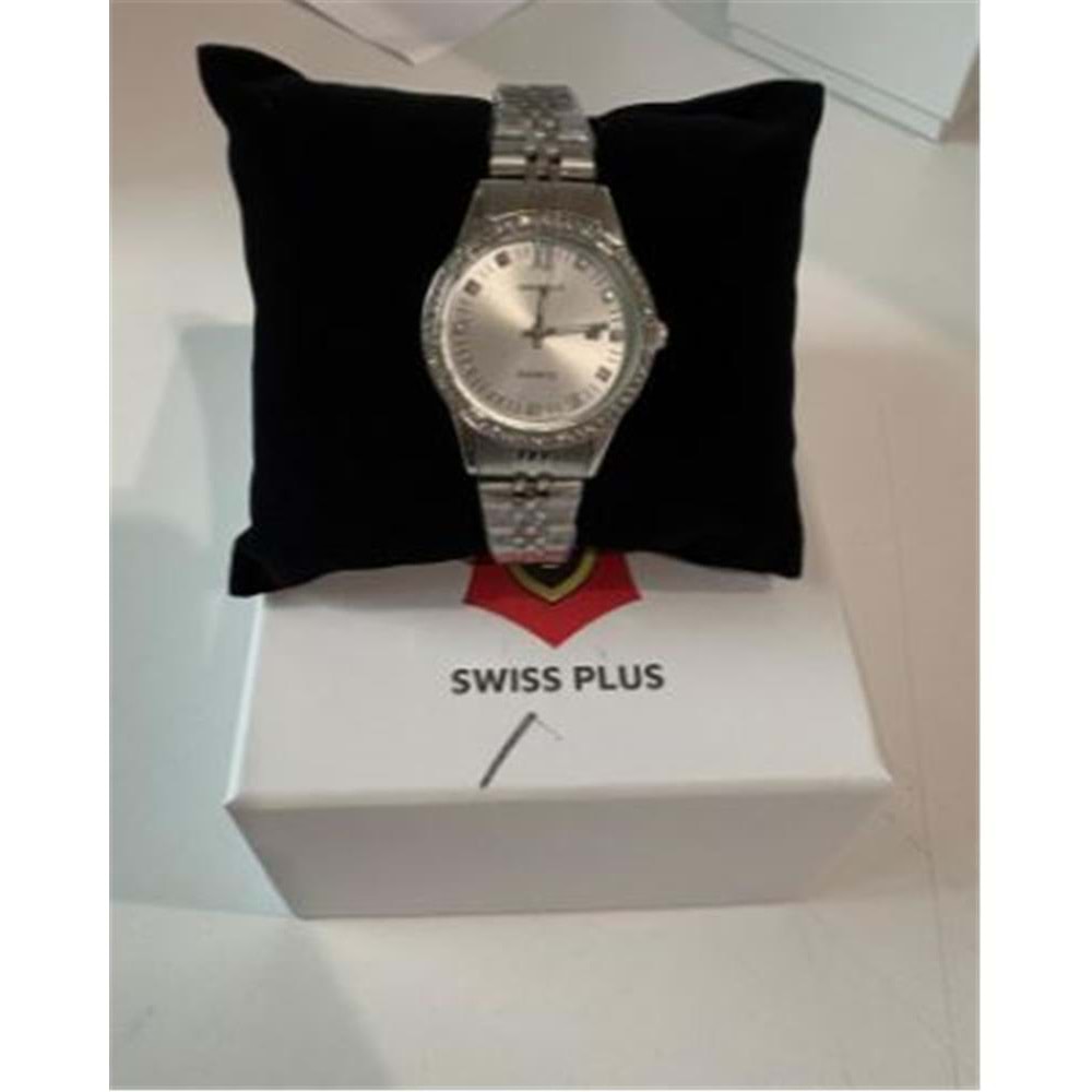 Swiss Plus Woman Watch Model-6 ST6131AF Plus Taşlı Silver
