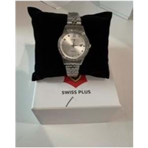 Swiss Plus Woman Watch Model-6 ST6131AF Plus Taşlı Silver