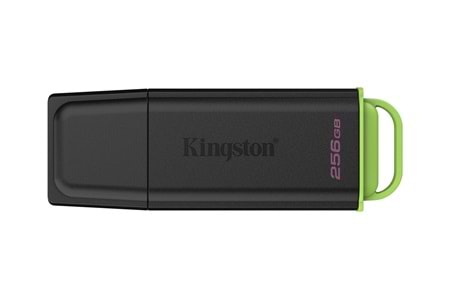 Kingston DTXG2-256GB 256GB Portable USB 3.2 Gen 1 DataTraveler Exodia Black-Green Flash Bellek 