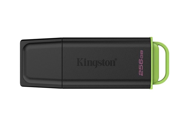 Kingston DTXG2-256GB 256GB Portable USB 3.2 Gen 1 DataTraveler Exodia Black-Green Flash Bellek 