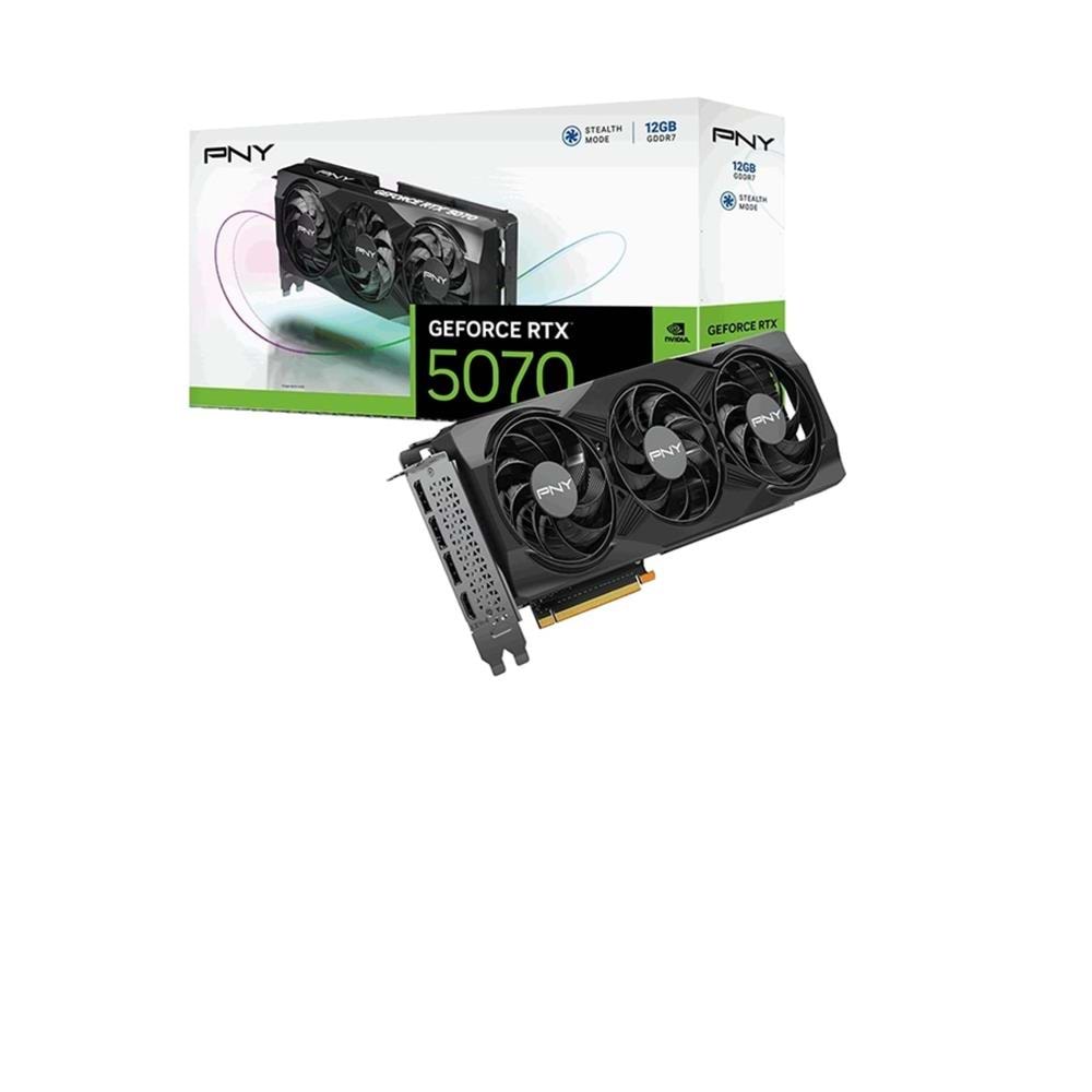 Pny GeForce RTX 5070 12GB GDDR7 HDMI, DisplayPort Ekran Kartı (VCG507012TFXPB1)