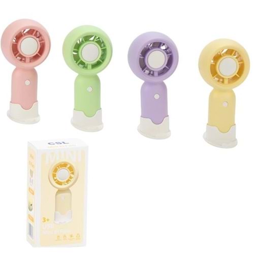 CSL F2 Şarjlı Mini Fan Pembe 