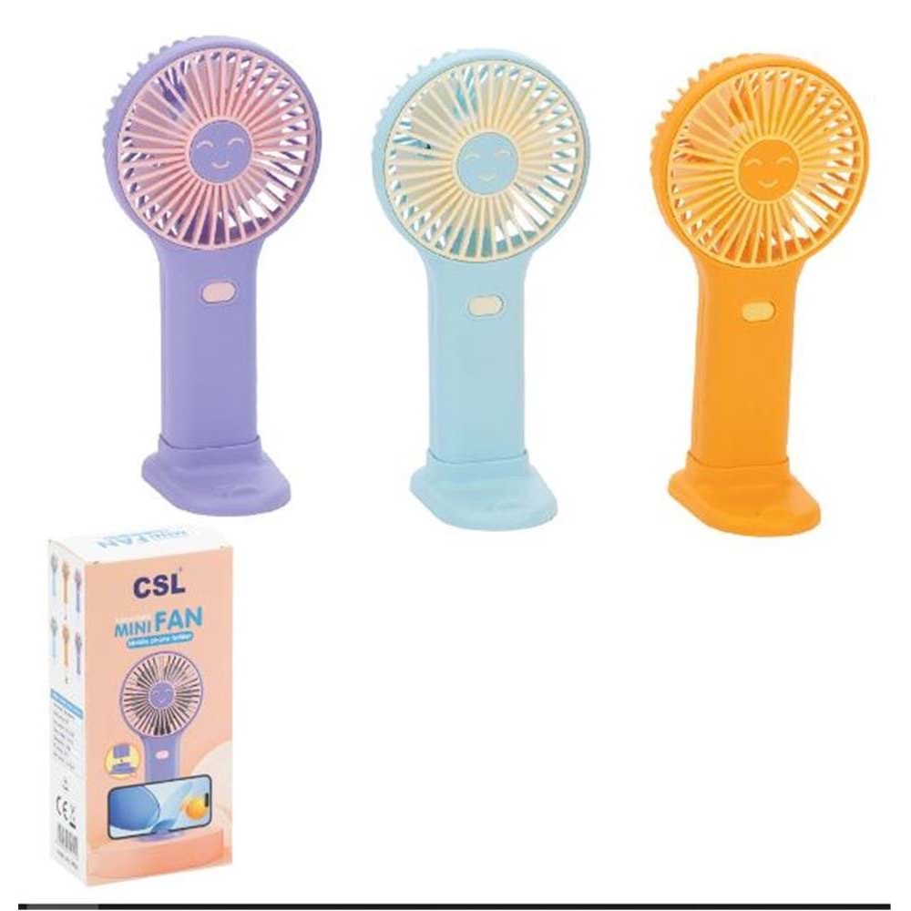 CSL CS-39 Şarjlı Mini Fan Mor