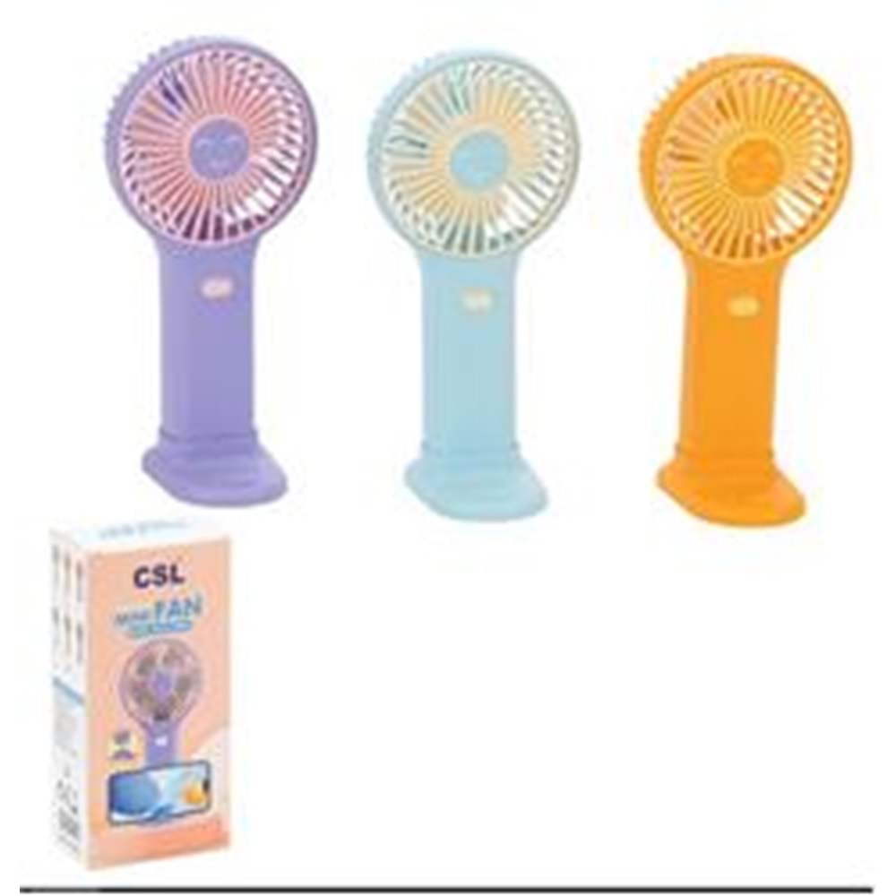 CSL CS-39 Şarjlı Mini Fan Mor