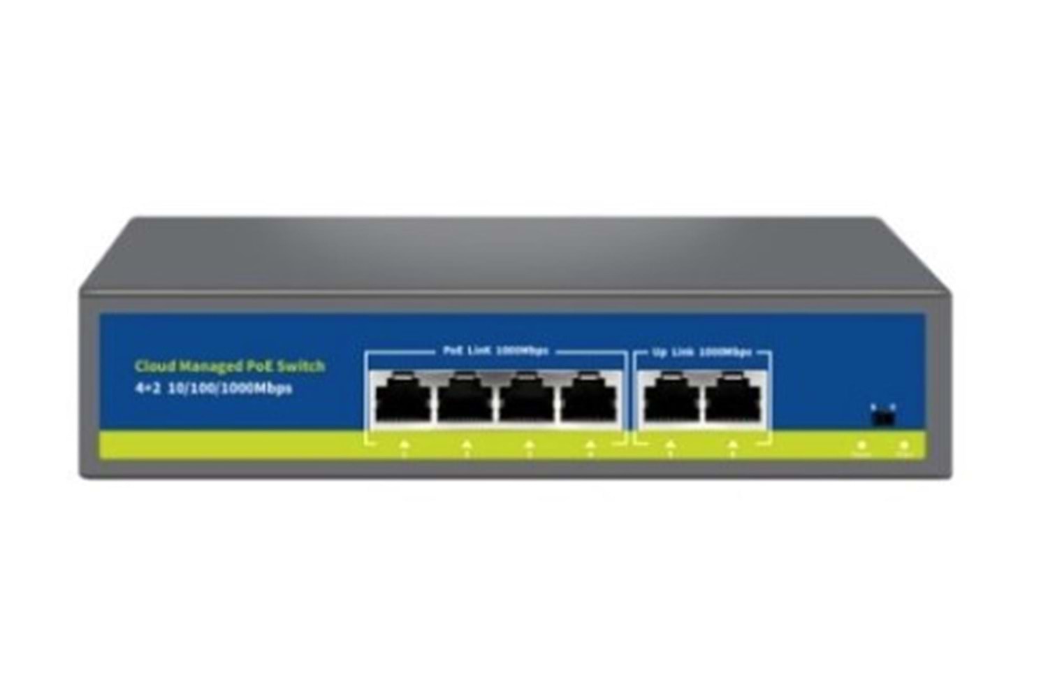 Nova NVC-S21-4GP2G 4 Port 2 Uplink Full Gigabit Cloud Poe Switch 
