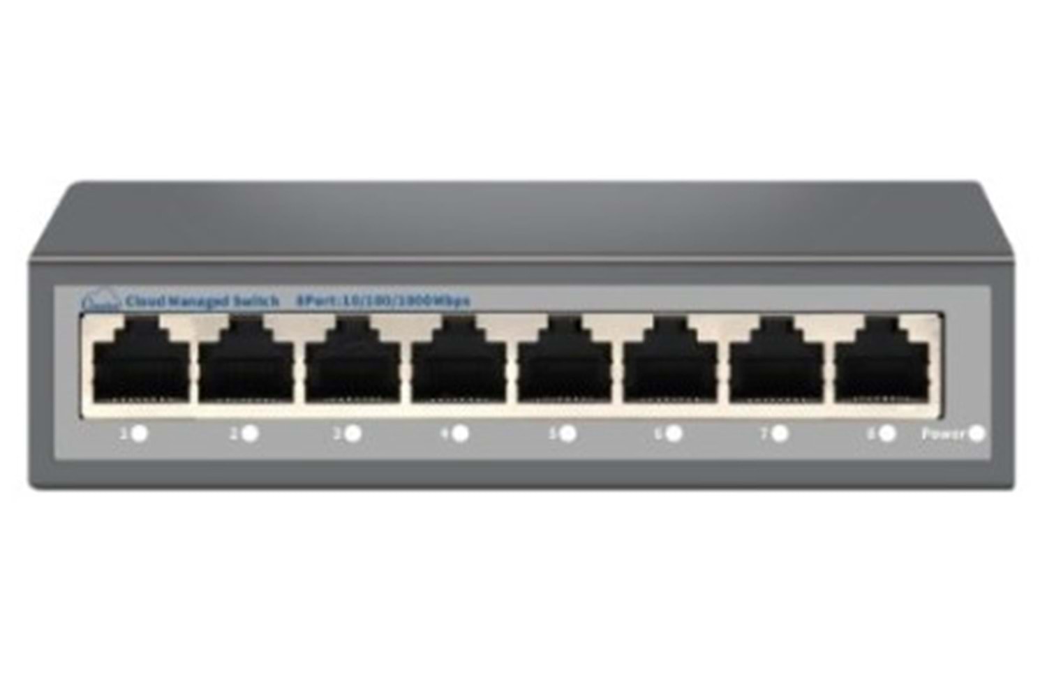 Nova NVC-HIS218G 8 Port Full Giga Cloud Non Poe Ethernet Switch