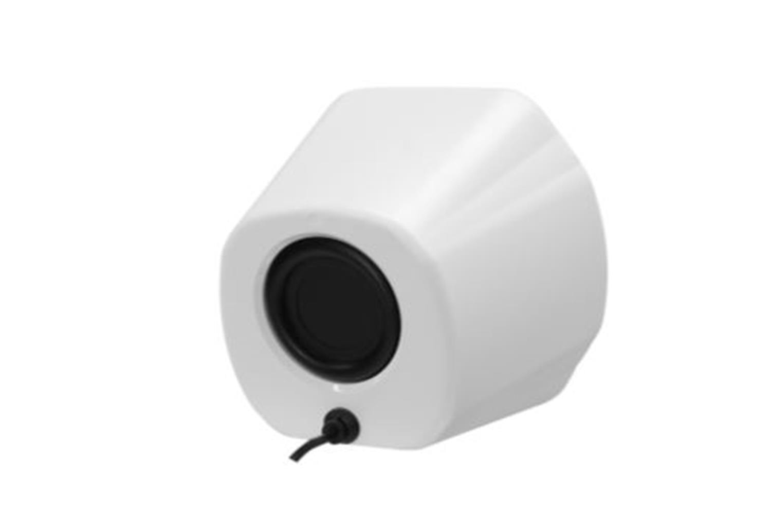 Mikado MD-180 2.0 3W-2 Beyaz RGB Aydınlatmalı USB + 3.5mm USB 5V Speaker Hoparlör