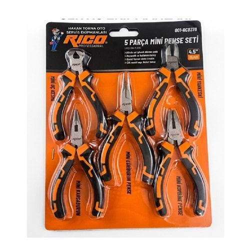 Rico Rc-0376 5 Parça Mini Pense Seti 