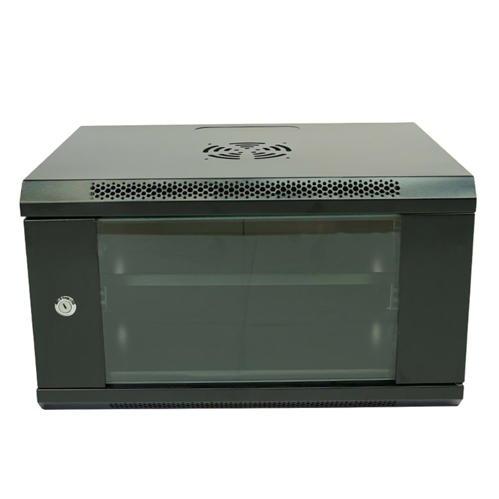 Racksan ML-6407S 7U Duvar Tipi Kabinet (350-530-400) Raf+Fan+Priz