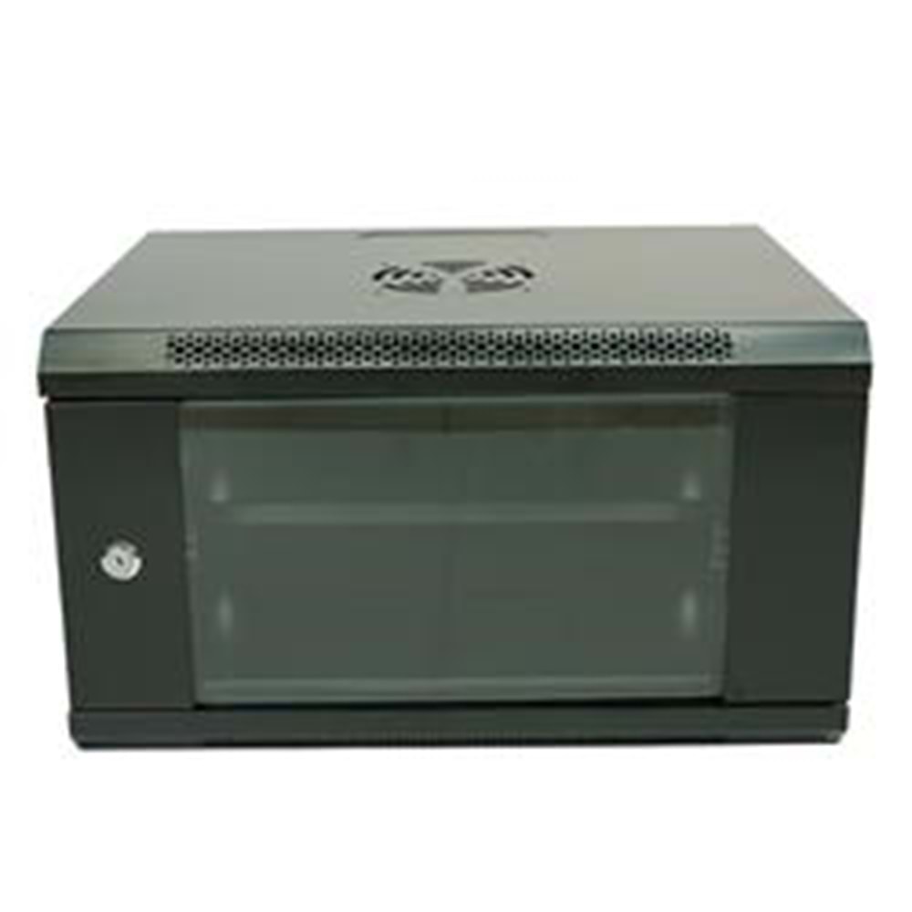 Racksan ML-6407S 7U Duvar Tipi Kabinet (350-530-400) Raf+Fan+Priz