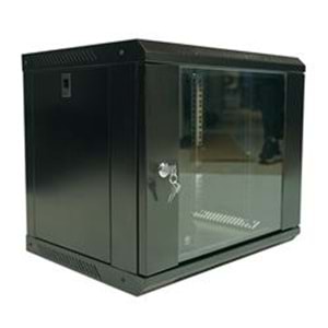 Racksan ML-6409S 9U Duvar Tipi Kabinet (450-530-400) Raf+Fan+Priz