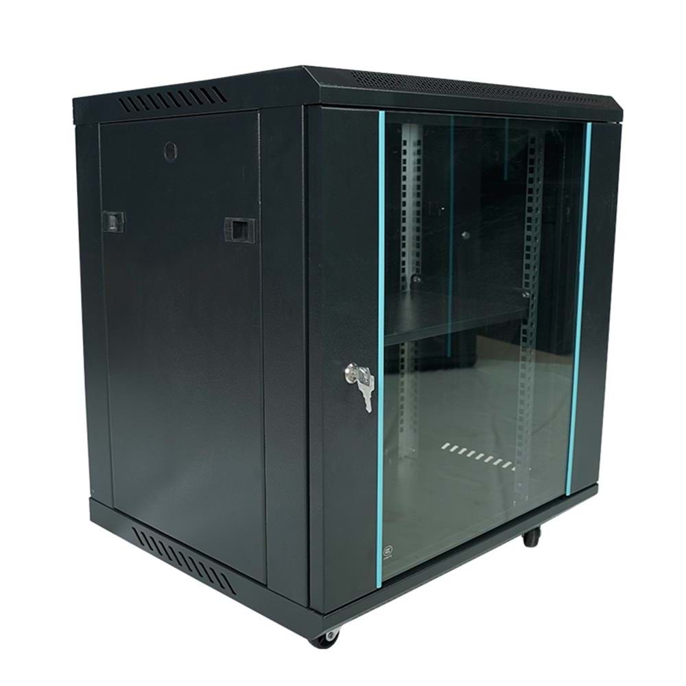 Racksan MT-6612S 12U Duvar Tipi Kabinet (640-600-600) Raf+Fan+Priz
