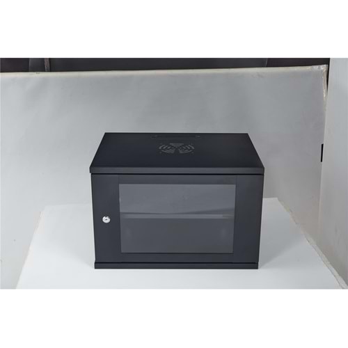 Racksan SE-6409S 9U Duvar Tipi Kabinet (450-530-400) Raf+Fan+Priz