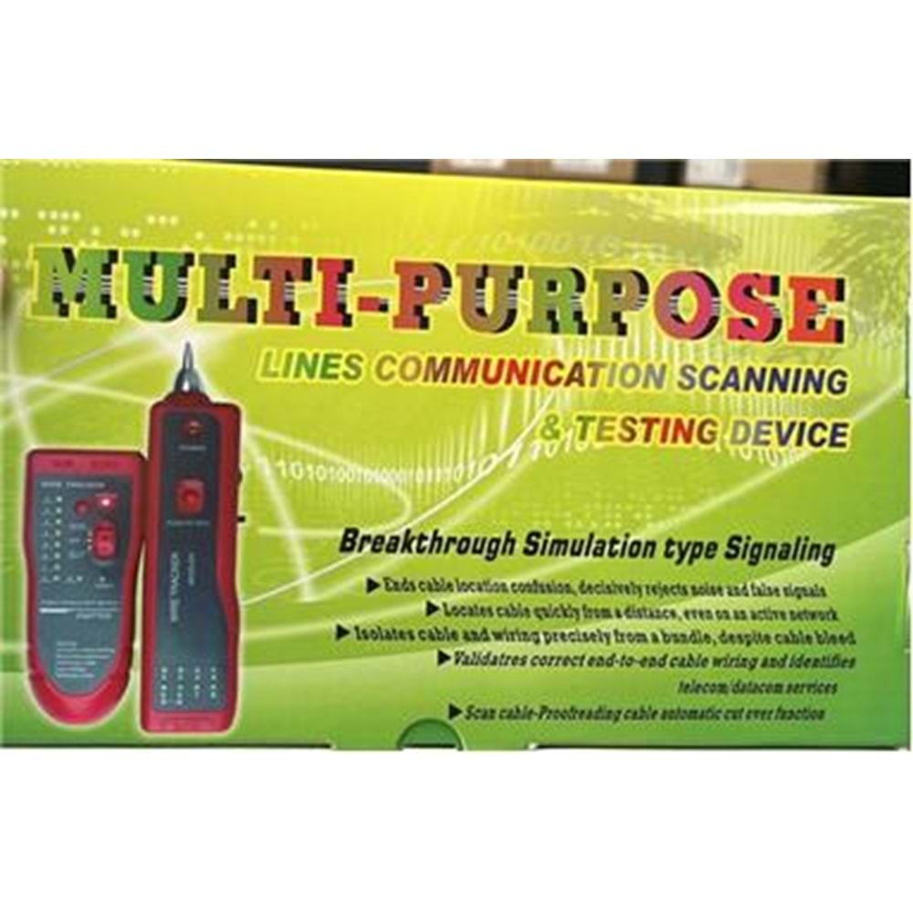 Teldata TLD-KTC Kablo Bulucu Tester Network Bili Bili RJ11 RJ45 