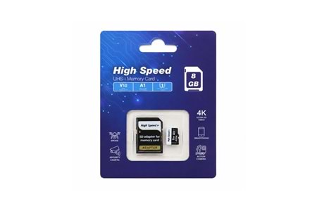 ELBA High Speed 8GB A1 V10 U1 Micro Hafıza Kartı Class10 