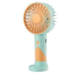Feny FN-F20 Mavi-Turuncu Minifan Kademeli Ultra Sessiz Şarjlı Taşınabilir 500Mah Mini El Fanı