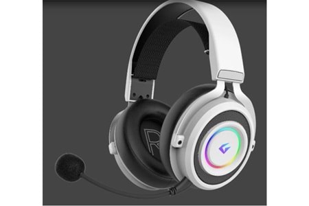 Gameagle GE2010 Step Hunter S1 RGB Kablosuz Mikrofonlu Oyuncu Kulaklığı Beyaz