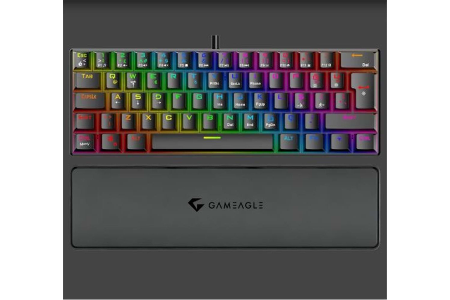 Gameagle GE2020 Helıos RGB Kablolu Tr Layout Mekanik Siyah Oyuncu Klavyesi 