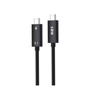 S-link SL-TC302 Thunderbolt 3.0 2m 4k 60Hz PD100W TypeC to TypeC 40Gbps Hızlı Data Kablosu