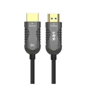 S-link SL-HM8K060 HDMI TO HDMI 60m v2.1 8K60 HZ 4K 120HZ Fiber Kablo
