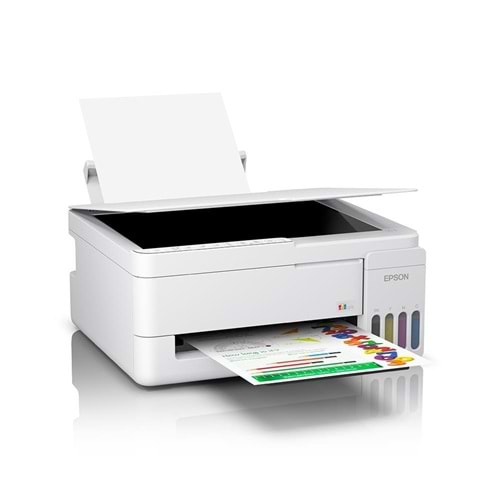 Epson Eco Tank L3356 CISMETA 2 PIN Wi-Fi + Tarayıcı + Fotokopi Renkli Çok Fonksiyonlu 