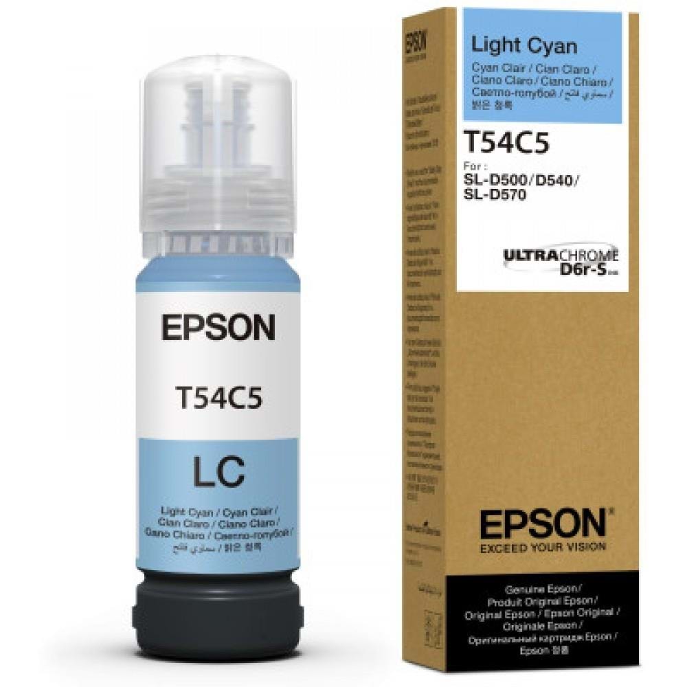 EPSON SURELAB SL-D500 T54C5 AÇIK MAVİ MÜREKKEP 70ml C13T54C520
