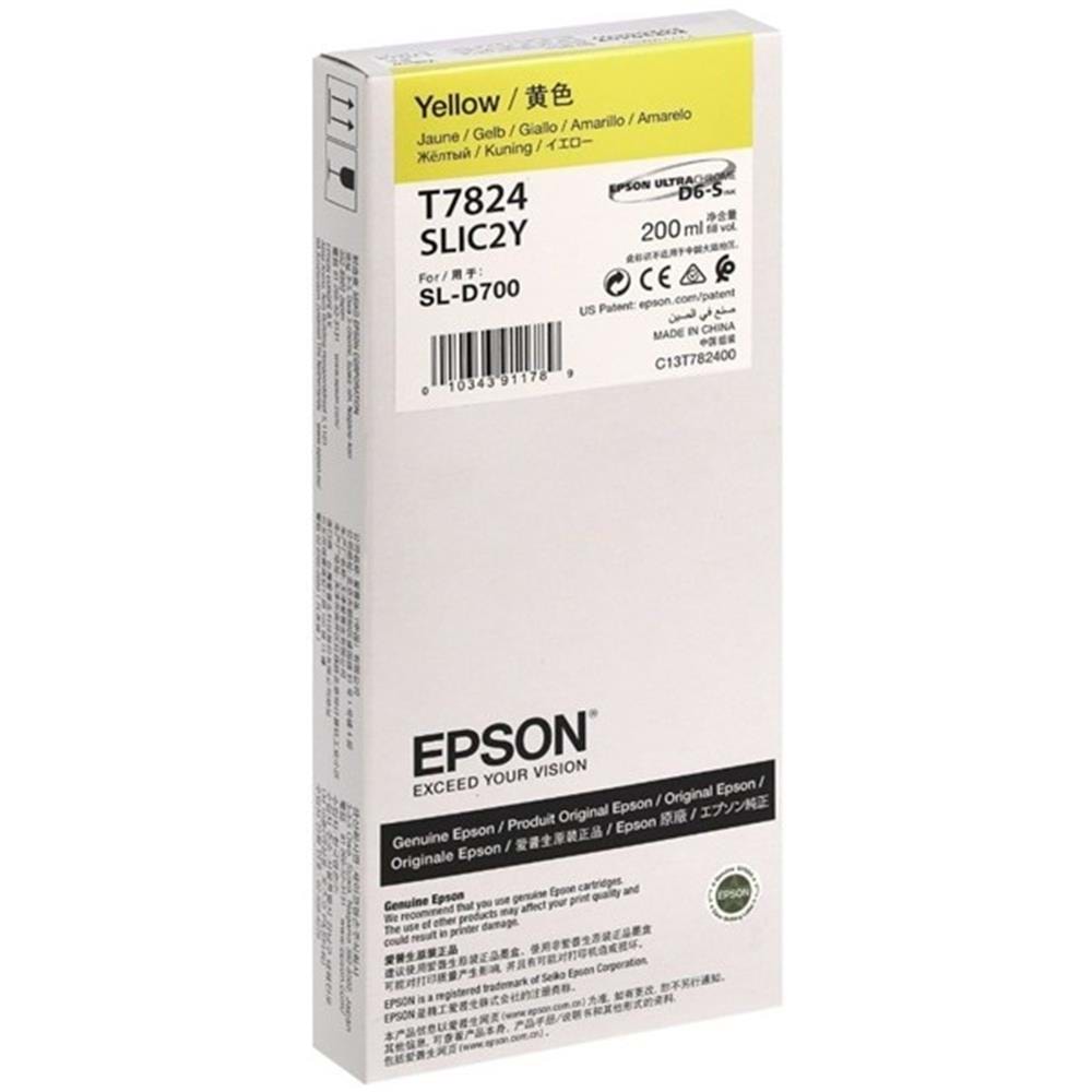 EPSON SURELAB SL-D700 YELLOW MÜREKKEP C13T78240N