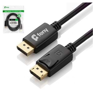 Feny FN-DS4K10 Displayport V1.2 M-M 4K@60Hz 2K@165Hz Altın Kaplama 5m Kablo