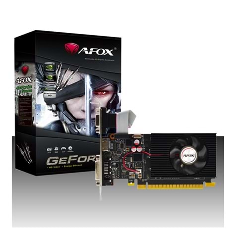Afox Geforce GT730 4gb Ddr3 128bit AF730-4096D3L3 DVI HDMI VGA LP Single Fan Retail Pack Ekran Kartı