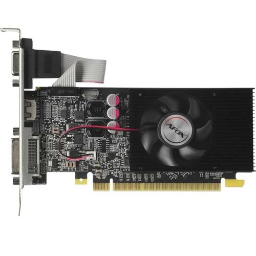 Afox Geforce Gt610 2gb Ddr3 64bit AF610-2048D3L6 DVI HDMI VGA LP Single Fan Ekran Kartı