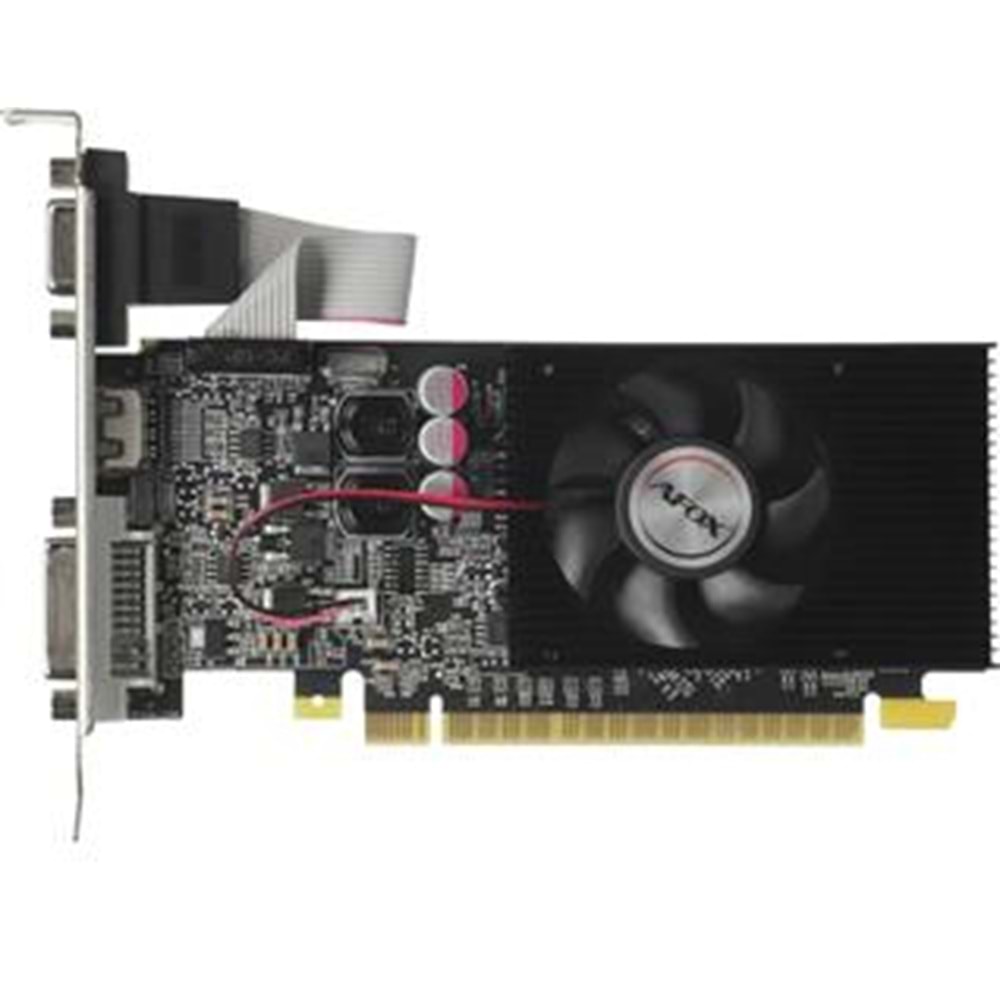 Afox Geforce Gt610 2gb Ddr3 64bit AF610-2048D3L6 DVI HDMI VGA LP Single Fan Ekran Kartı