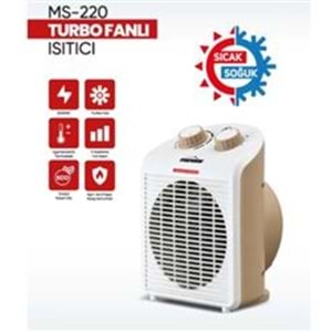 Marsstar Ms-220 Sıcak-Soğuk Fanlı Isıtıcı 