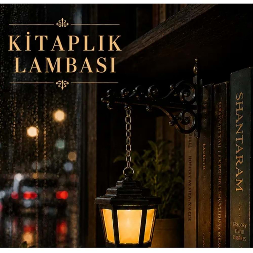 MR.Bear Dekoratif Sokak Lambası Figürlü Masa Lambası 