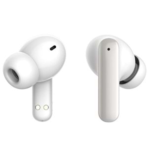 S-link AirLite X Pro Beyaz 6 Mikrofonlu ENC + Hybrid ANC Bluetooth V5.4 TWS Mikrofonlu Kulaklık