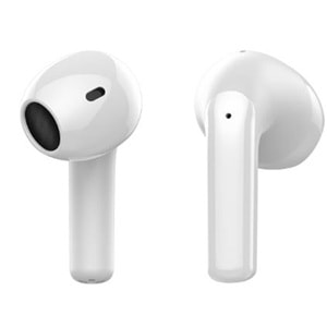 S-link Harmony X1 Beyaz 4 Mikrofonlu ENC Bluetooth V5.4 TWS Gerçek Kablosuz Kulaklık