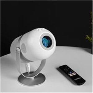 Everest PJ09 Beyaz Mini Taşı 1280-720P 4500 Lüm 150 ANSIL Android 9.0 Ekran Yansıtma HD Projek