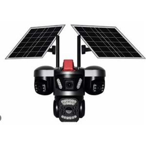 Apronx APX-WSP464 9Mp AOV 4G 2 Solar Panel Üç Kamera PTZ