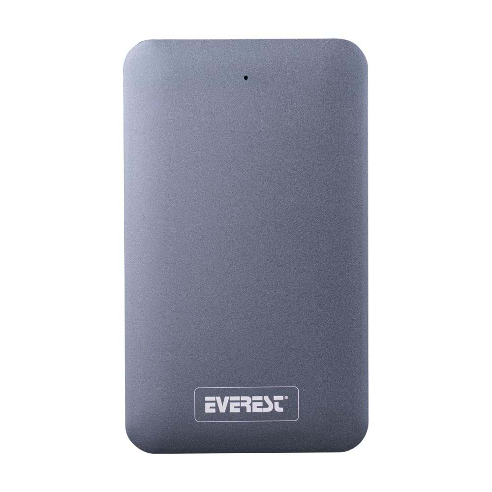 Everest HDC-M212 Type C 2.5 USB3.1 hız 10 Gbps SATA III 6 Gbps Alüminyum Gövdeli Hdd Kutusu