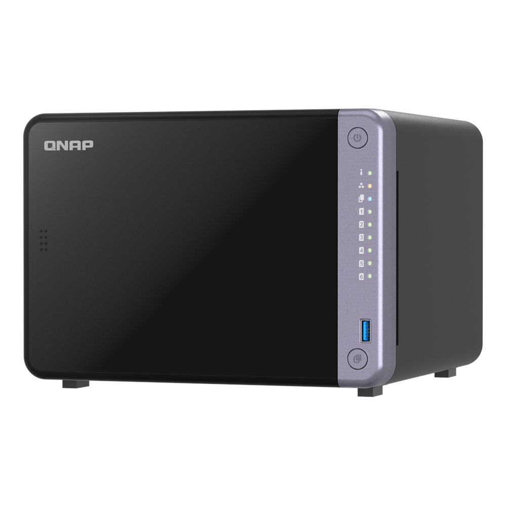QNAP 6diskli Alpine AL524 QC-16GB RAM-2-10GbE SFP+ Nas Server TS-632X (50296)