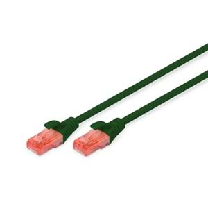 DIGITUS 1metre CAT6 Utp DK-1617-010/G Yeşil Patch Kablo (10'lu Paket)