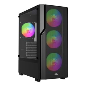 GAMEBOOSTER 650W 80+ WHITE CRUX E650B Gaming Mid-Tower PC Kasası