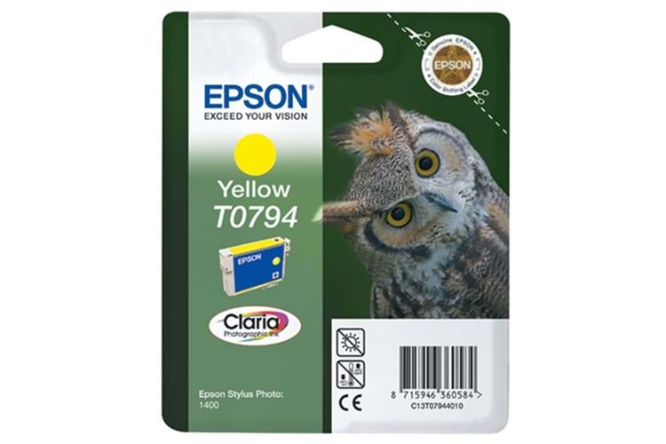 Epson 1400-P50 Yellow Sarı Mürekkep Kartuş T07944020